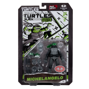 Michaelangelo Black White & Green Variant 5'
