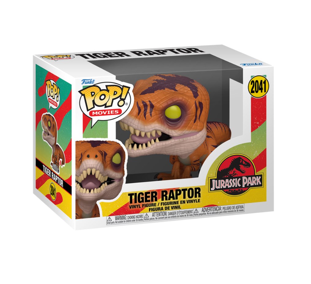 Tiger Pattern Raptor Tiger Raptor 2041 - FunkiToy