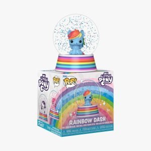 Rainbow Dash Mini Glitter Globe