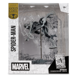 Spiderman Line Art Gold Label 1:10